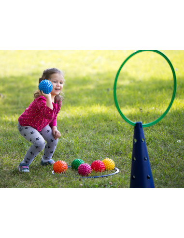 Prindere usoara, set de 6 mingi arici,Gym8071