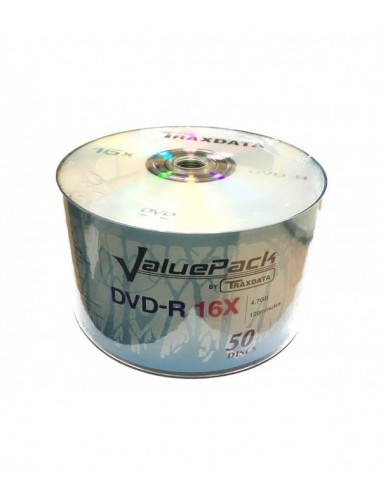 DVD-R Traxdata Value Pack, 4.7 GB, 16X, 50 buc,UNIQ92768