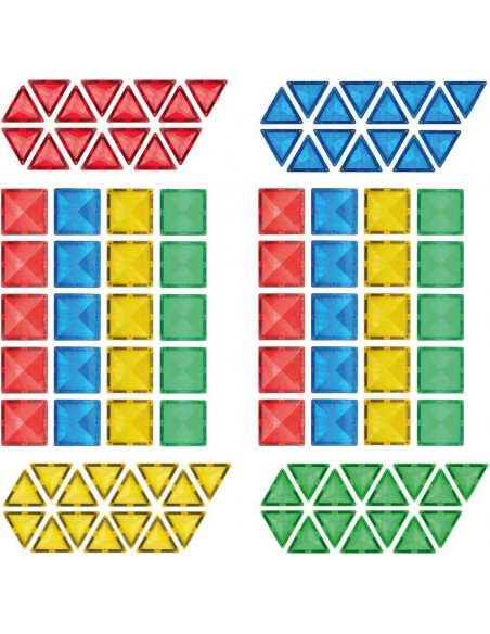 Joc de constructii magnetic Magne Tiles Nexus 100 de