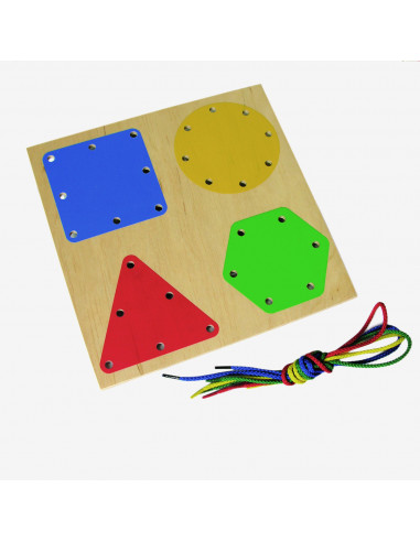 Tabla perforata pentru snuruire - forme geometrice,CWR10379