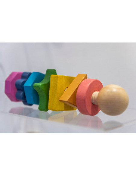 Piulite mari din lemn de diferite forme si culori,CD74003