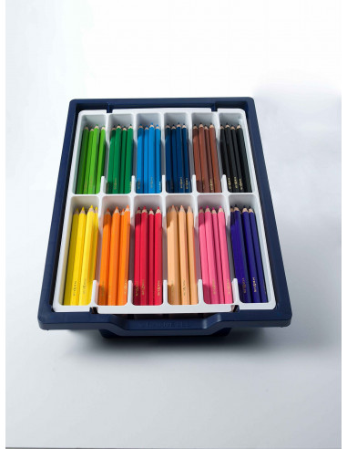 Creioane colorate groase hexagonale NEXUS 144 buc set,Nex103310