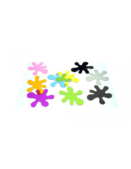 Pete de culoare, set de 10 bucati, multicolor,CD72397