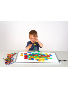 Set de 144 nasturi de insirat stivuibile transparente,CD73071 2