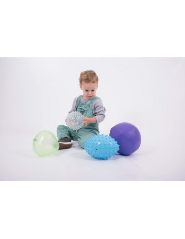 Mingi senzoriale ciudate, TickiT, set de 4 mingi