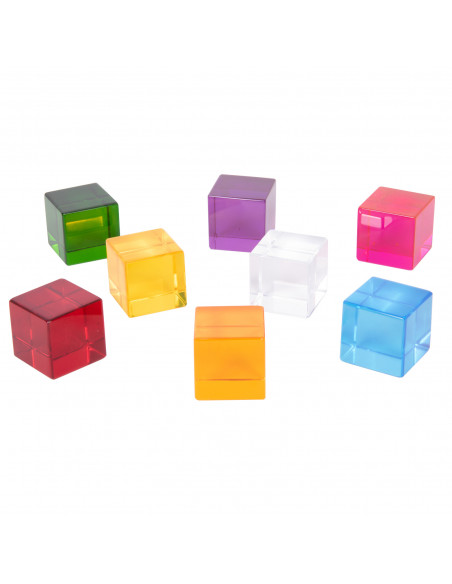 Set de 8 cuburi de perceptie senzoriala,CD72608