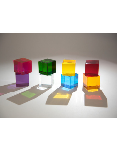 Set de 8 cuburi de perceptie senzoriala,CD72608