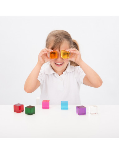 Set de 8 cuburi de perceptie senzoriala,CD72608
