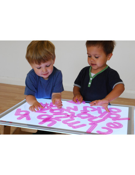 Alfabetul haios de culoare roz, set de 26,CD54505