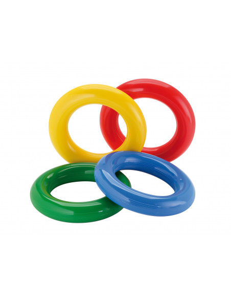 Set de 4 inele din cauciuc moale de stimulare senzoriala Gym