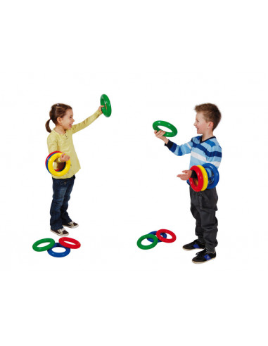 Set de 4 inele din cauciuc moale de stimulare senzoriala Gym