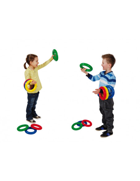 Set de 4 inele din cauciuc moale de stimulare senzoriala Gym