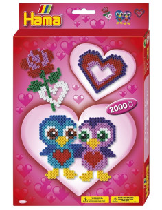 IUBIRE - 2000 margele HAMA MIDI in cutie cu agatator,Ha3438 2