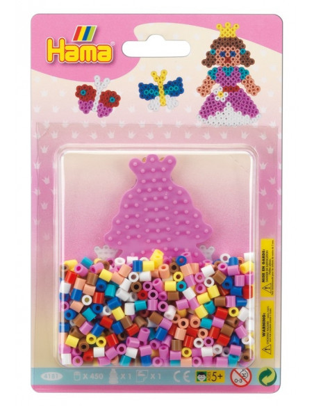 Printesa - Margele de calcat Hama Midi infoliat (in basica) 450