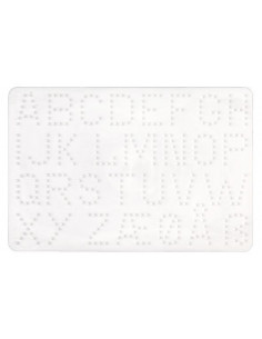 LITERE SI NUMERE - 2 plansete de lucru MARI pentru margele MIDI 2