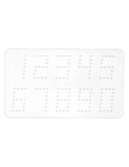 LITERE SI NUMERE - 2 plansete de lucru MARI pentru margele MIDI