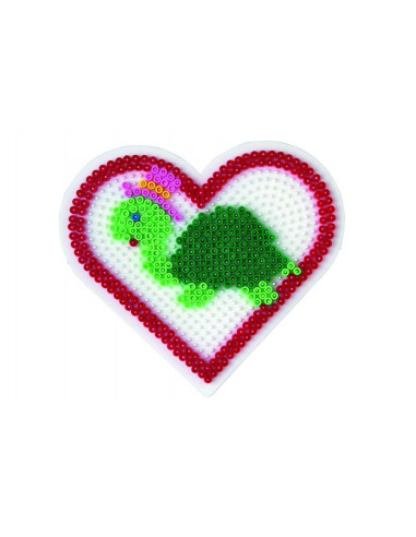 Planseta pentru margele Hama Midi INIMA MARE,Ha233