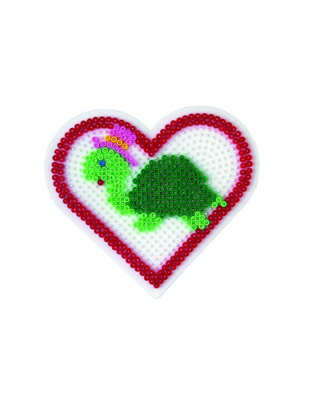 Planseta pentru margele Hama Midi INIMA MARE,Ha233