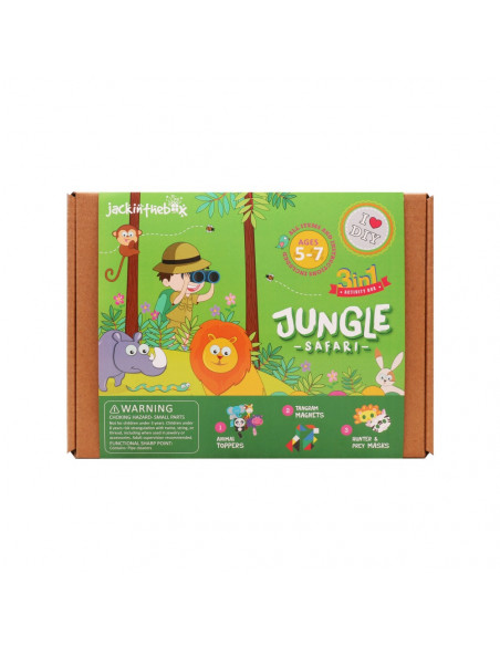 KIT CREATIE 3-IN-1 SAFARI IN JUNGLA,JK10020 KIT CREATIE 3-IN-1 SAFARI IN JUNGLA,JK10020