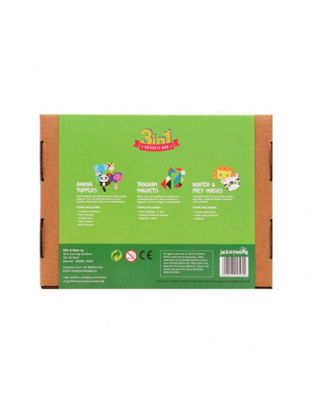 KIT CREATIE 3-IN-1 SAFARI IN JUNGLA,JK10020 KIT CREATIE 3-IN-1 SAFARI IN JUNGLA,JK10020