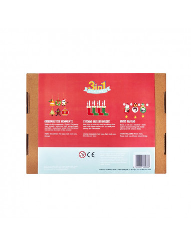 KIT CREATIE 3-IN-1 CRACIUN FERICIT,JK10060