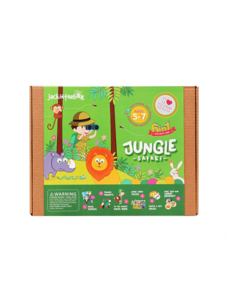 KIT CREATIE 6-IN-1 SAFARI IN JUNGLA,JK10019 KIT CREATIE 6-IN-1 SAFARI IN JUNGLA,JK10019