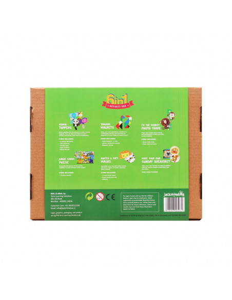 KIT CREATIE 6-IN-1 SAFARI IN JUNGLA,JK10019 KIT CREATIE 6-IN-1 SAFARI IN JUNGLA,JK10019