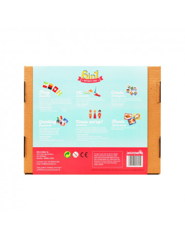 KIT CREATIE 6-IN-1 IN JURUL LUMII,JK10016