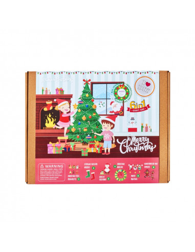 KIT CREATIE 6-IN-1 CRACIUN FERICIT,JK10059