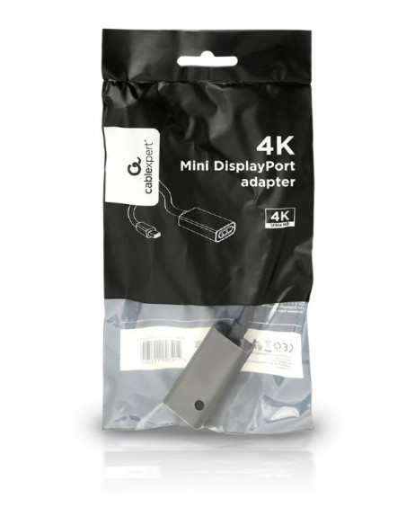 ADAPTOR video GEMBIRD, Mini-DisplayPort (T) la DisplayPort (M)