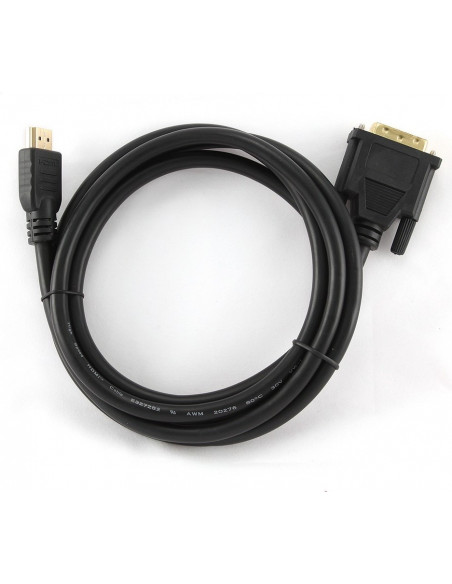 CABLU video GEMBIRD, adaptor HDMI (T) la DVI-D SL (T), 1.8m