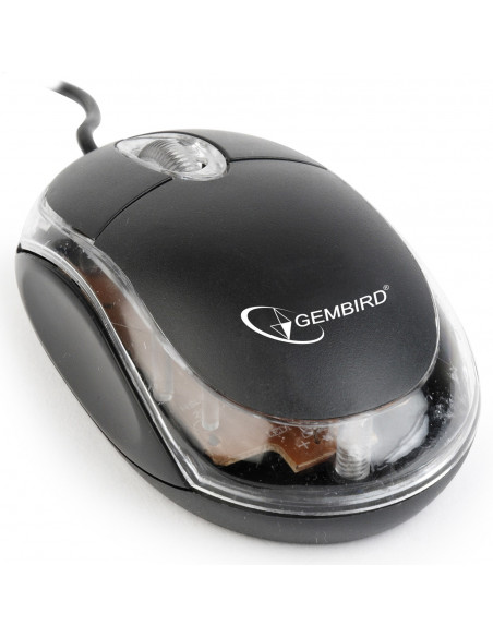 MOUSE GEMBIRD, PC sau NB, cu fir, USB, optic, 1000 dpi