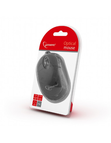 MOUSE GEMBIRD, PC sau NB, cu fir, USB, optic, 1000 dpi