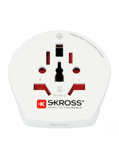 ADAPTOR universal SKROSS, Schuko x 1, conectare prin Socket