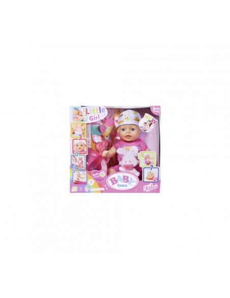 BABY born - Mica papusa interactiva cu corp moale, 36