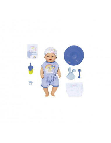 BABY born - Micul bebelus baiat interactiv cu corp moale, 36