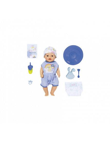 BABY born - Micul bebelus baiat interactiv cu corp moale, 36
