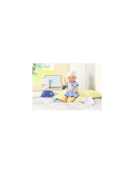BABY born - Micul bebelus baiat interactiv cu corp moale, 36