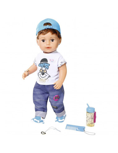 BABY born - Fratior interactiv cu corp moale, 43 cm,ZF826911