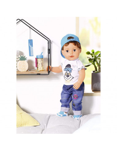 BABY born - Fratior interactiv cu corp moale, 43 cm,ZF826911
