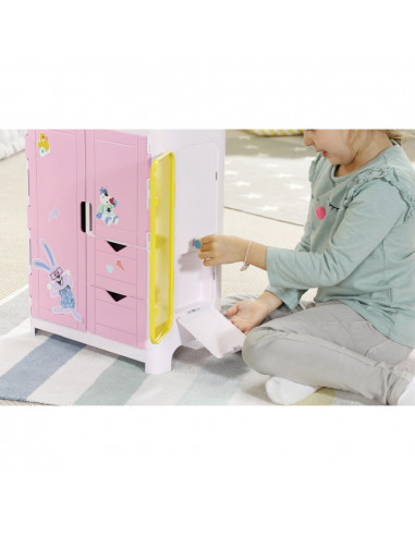 BABY born - Dulap haine cu sunete si stickere,ZF827987