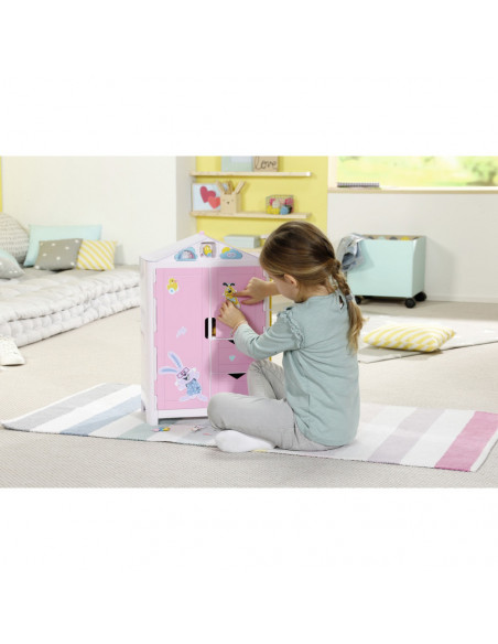 BABY born - Dulap haine cu sunete si stickere,ZF827987