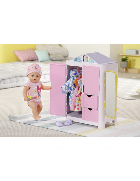 BABY born - Dulap haine cu sunete si stickere,ZF827987