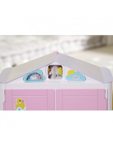 BABY born - Dulap haine cu sunete si stickere,ZF827987