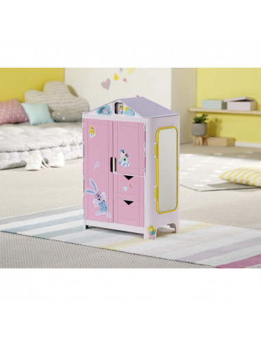 BABY born - Dulap haine cu sunete si stickere,ZF827987