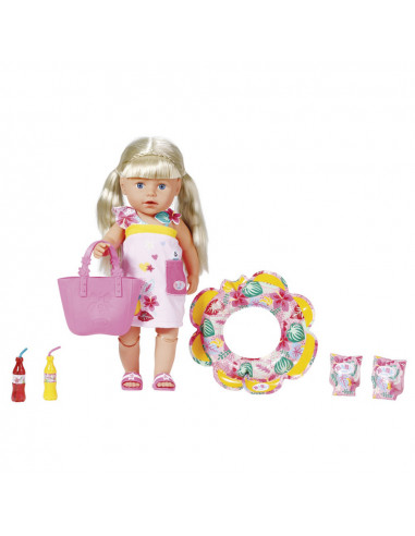 BABY born - Set plaja - cort cu accesorii,ZF829257