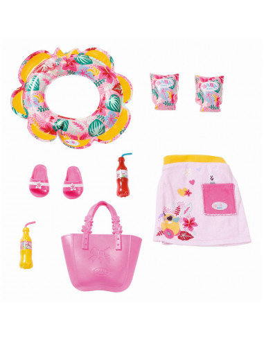 BABY born - Set plaja - cort cu accesorii,ZF829257