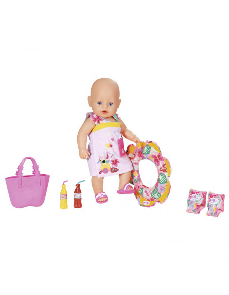 BABY born - Set plaja - cort cu accesorii,ZF829257