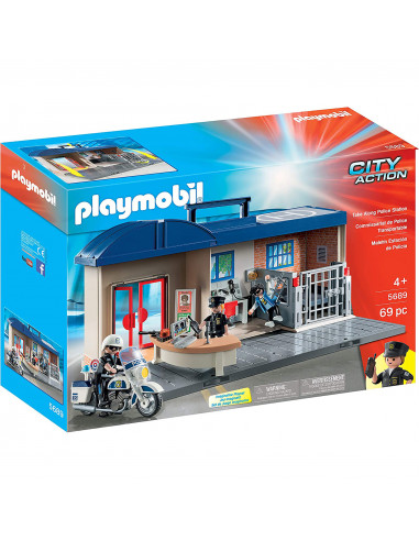 Set Mobil Statie De Politie,5689
