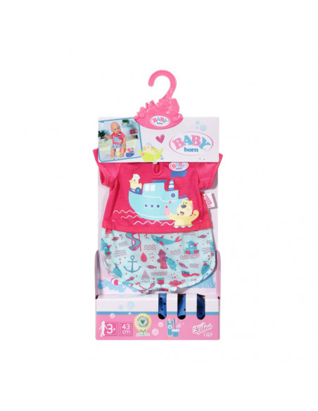 BABY born - Pijama baie si papucei 43 cm,ZF830628
